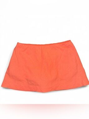 Free People Coral Mini Skirt with shorts underneath and elastic waistband